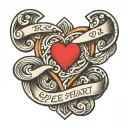 puzzle piece with heart and infinity sign that says you have a piece of my heart tattoo design idea