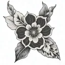 minimalistic line art tattoo inspired by que sera sera tattoo design idea