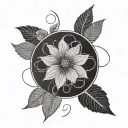 minimalistic line art tattoo inspired by que sera sera tattoo design idea