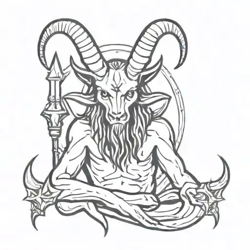 baphomet tattoo design idea
