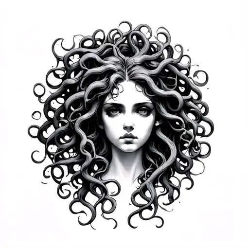 medusa tattoo design idea