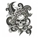 The name Nick. tattoo design idea