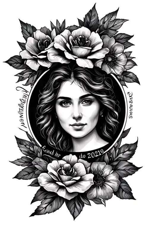 a tattoo for my forearm which include my parents' names and birthdates tattoo design idea