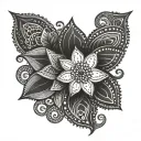 Henna tattoo design idea