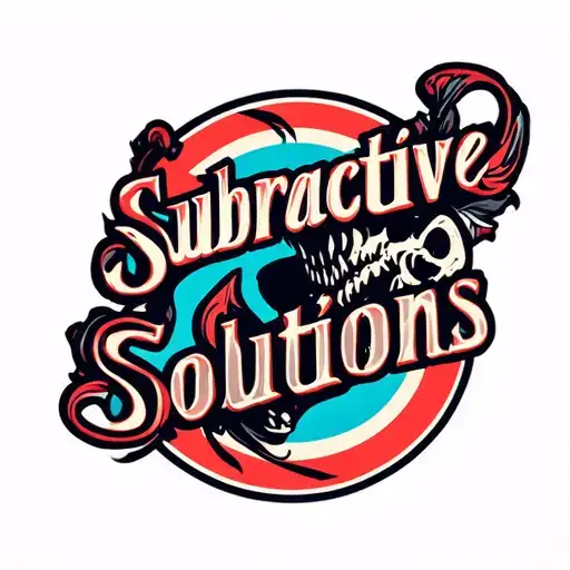 "Subtractive Solutions" "Subtractive Solutions" Shop Logo tattoo design idea