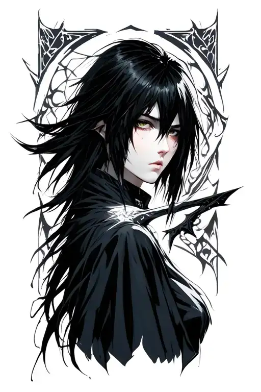 Ulquiorra curer number tattoo design idea
