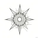 soleil tattoo design idea