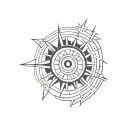 soleil tattoo design idea