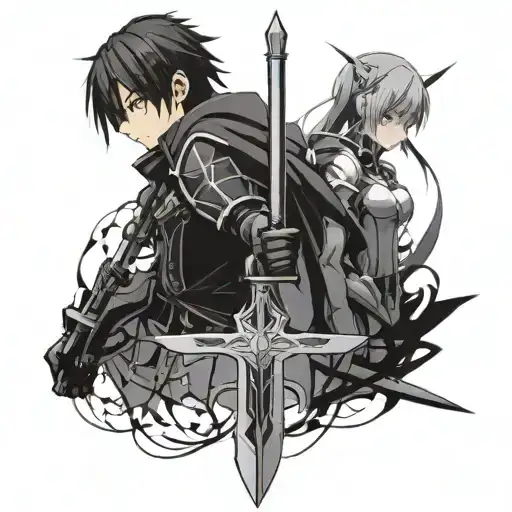 Sword Art Online tattoo design idea