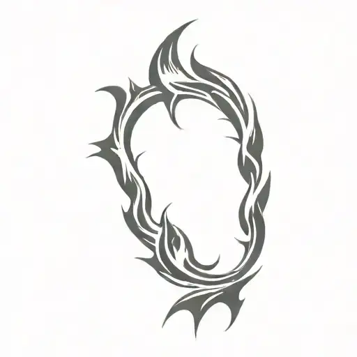 Filler Flames tattoo design idea