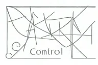 the word "control" crossed out  tattoo design idea