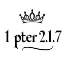 "1 peter 2:17" Crown and filagree tattoo design idea