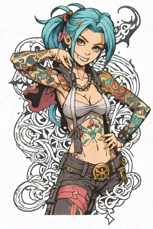 Jinx tattoo design idea