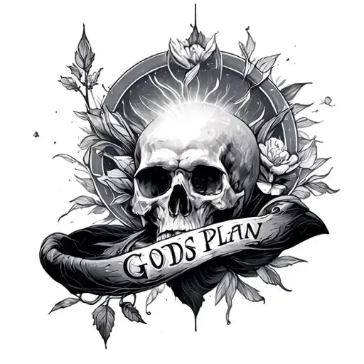 Gods Plan tattoo design idea