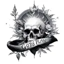 Gods Plan tattoo design idea