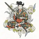 Ray surrounded by empowering tattoo design idea