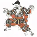 Ray surrounded by empowering tattoo design idea