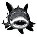 whale shark tattoo design idea