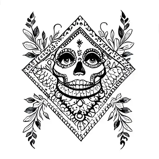 I want a tattoo of  "papel Picado" tattoo design idea