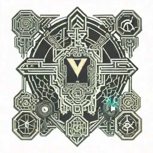 Brittany in the background tattoo design idea