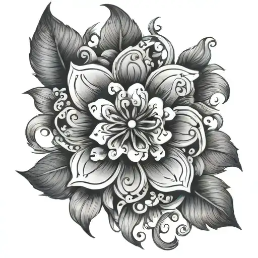 Eudaimonia tattoo design idea