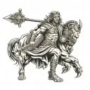 David Goliath tattoo design idea