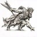 David Goliath tattoo design idea