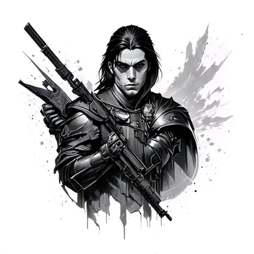 leto 2 atreides tattoo design idea