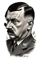 Hitler tattoo design idea