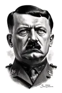 Hitler tattoo design idea