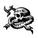 Join Or Die tattoo design idea