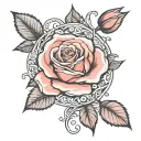 i want a realistic tattoo design rose like the ones showen here with black and white the throns must be visiblebelosrose tattoo design idea
