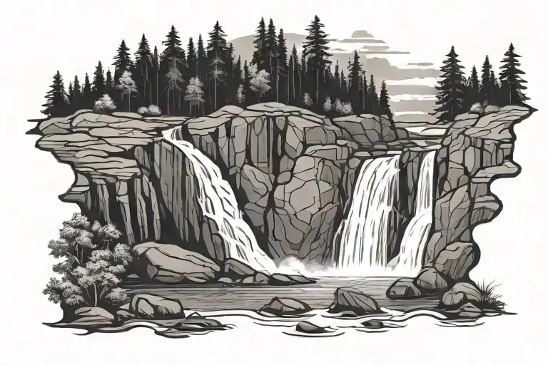 gooseberry falls mn tattoo design idea