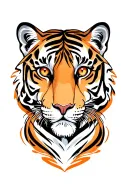 tiger eyes tattoo design idea