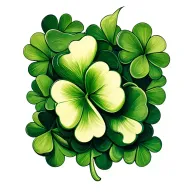 shamrock tattoo design idea