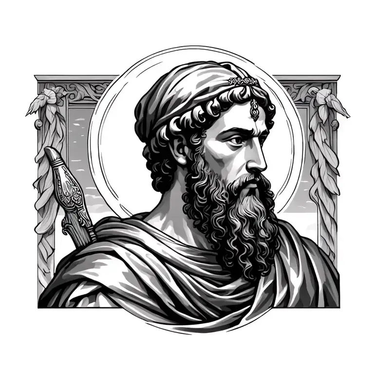 st Jude thaddeus tattoo design idea