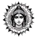 Aarti tattoo design idea