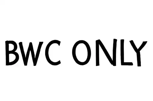 "BWC ONLY" tattoo design idea