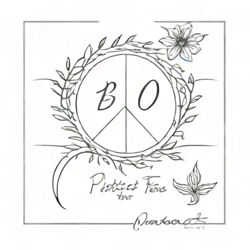 protect your peace tattoo design idea
