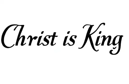 "Christ is King" tattoo design idea