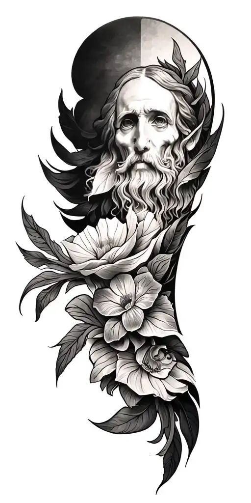 biblical sleeve tattoo tattoo design idea