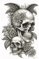 philosophy seneca stoic memento mori tattoo design idea