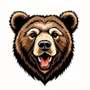 neo traditional bear head tattoo design idea