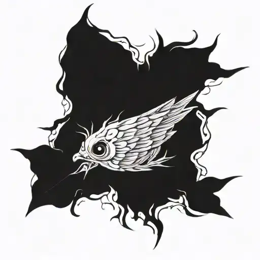 born of grief tattoo design idea