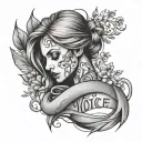 Domestic Violence Survivor tattoo design idea