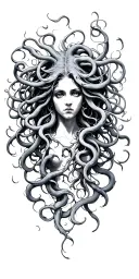 Medusa tattoo design idea