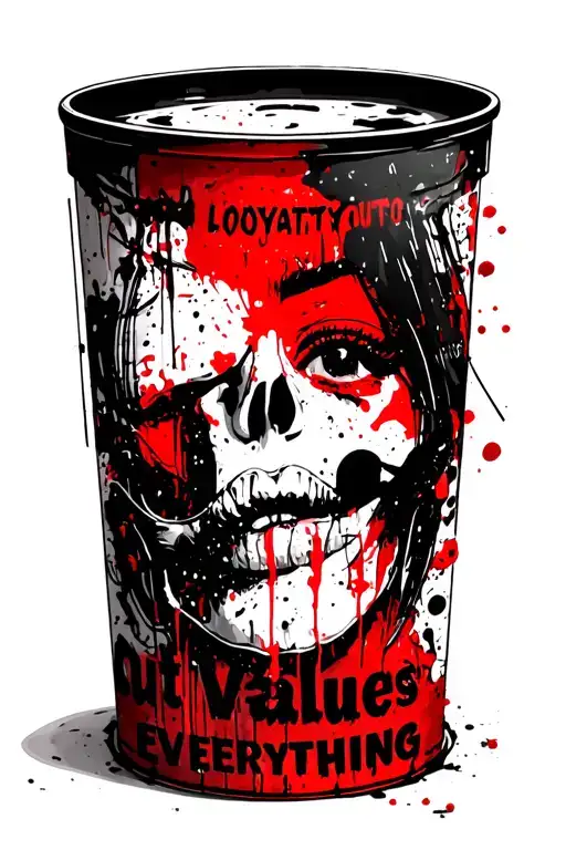 loyalty out values everything tattoo design idea