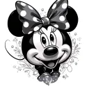 Minnie Mouse tattoo design idea