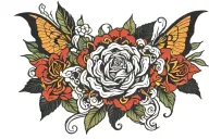 Erick Thomas Madeline Olivia tattoo design idea