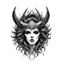 Fortune Favours The Brave tattoo design idea